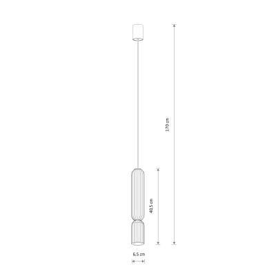 Lampa wisząca SINGLES B 12202 Nowodvorski