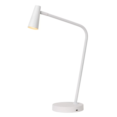 STIRLING - Lampa stołowa - Akumulator/baterie - LED Dim. - 1x3W 2700K - White 36620/03/31 Lucide