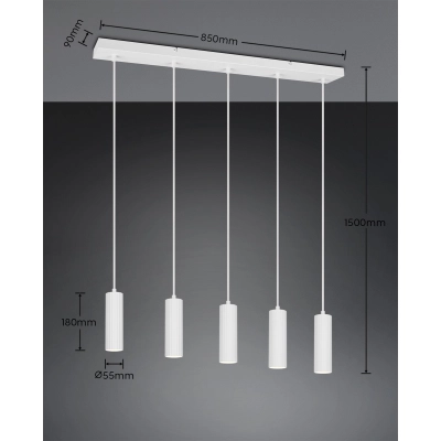 SOKA – 367700531 excl. 5x GU10 · max. 10W TRIO