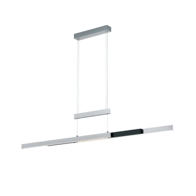 lafabryka.pl Lampa wisząca LED srebrna TRAJAN 375310505 TRIO