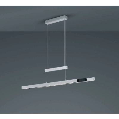 lafabryka.pl Lampa wisząca LED srebrna TRAJAN 375310505 TRIO
