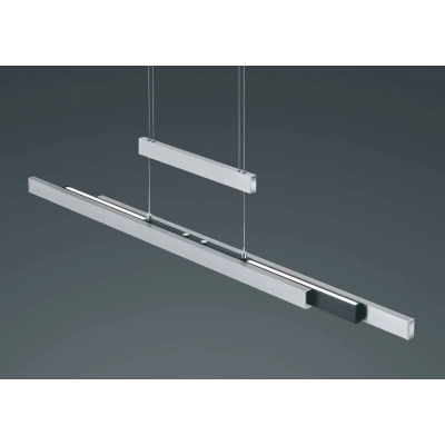 lafabryka.pl Lampa wisząca LED srebrna TRAJAN 375310505 TRIO