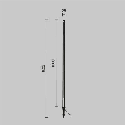 Lampa stojąca Oświetlenie krajobrazu Pole O440FL-L24GF3K Maytoni