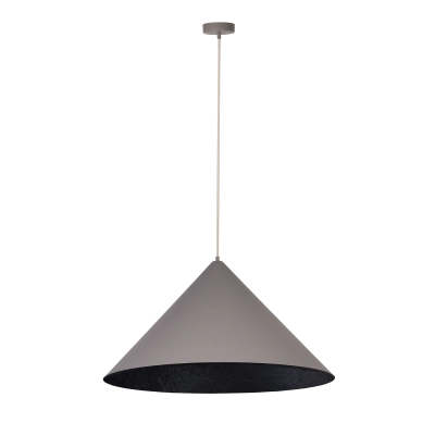 Lampa wisząca Vesuvio taupe/czarny M 1xE27 41062 Sigma