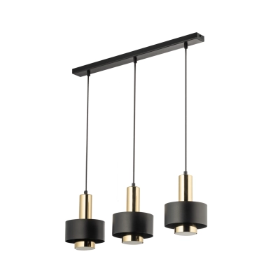 RIF LUX 3 czarny/złoty Lampa wisząca 40720 Sigma