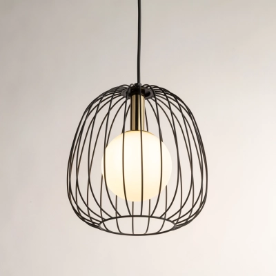 BELL 1 S Lampa wisząca czarny/złoty 40726 Sigma