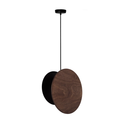 Lampa wisząca TOLA 1 ciemny orzech 40891 Sigma
