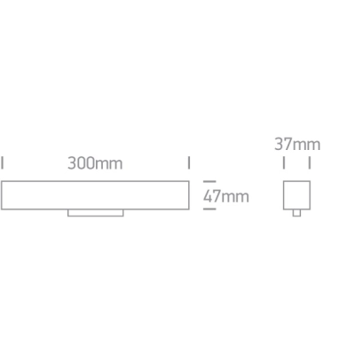 Magnetic Linear Lights Magnetyczny reflektor szynowy 42100A/B/W ONE LIGHT