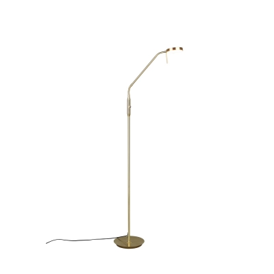 lafabryka.pl Lampa podłogowa LED mosiądz MONZA 423310108 TRIO