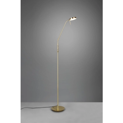 lafabryka.pl Lampa podłogowa LED mosiądz MONZA 423310108 TRIO