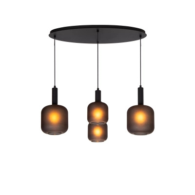 ELOISE - Pendant light - 4xE27 - Black 45405/04/30 Lucide