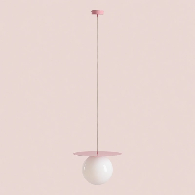 Lampa wisząca LOOP BABY PINK L 1125G18_L Aldex