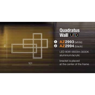 Kinkiet QUADRATUS AZ2994 AZZARDO