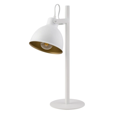 lafabryka.pl Lampa stołowa MARS BIAŁY ZŁOTY 50265 SIGMA