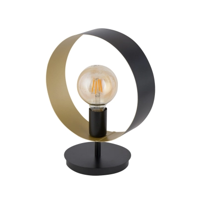lafabryka.pl Lampa stołowa HAPPY CZARNY ZŁOTY 50278 SIGMA