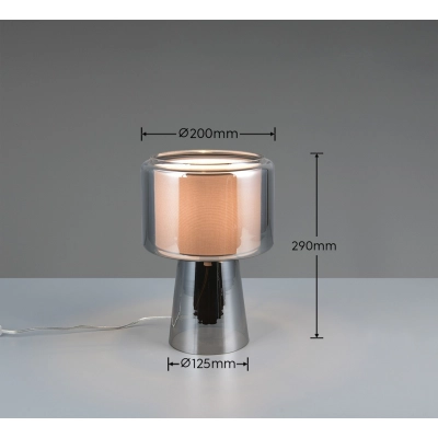 ROCKA – 519900157 excl. 1x E14 · max. 10W TRIO