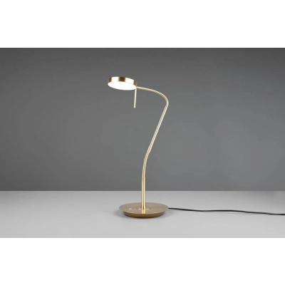 lafabryka.pl Lampa stołowa LED mosiądz MONZA 523310108 TRIO