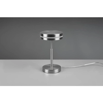 lafabryka.pl Lampa stołowa LED nikiel FRANKLIN 526510107 TRIO