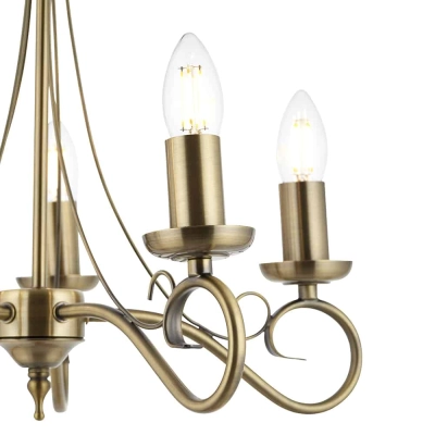 lafabryka.pl Lampa wisząca Trafford 5LT Pendant 180-5AN ENDON