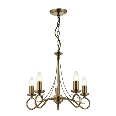 lafabryka.pl Lampa wisząca Trafford 5LT Pendant 180-5AN ENDON
