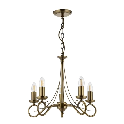 lafabryka.pl Lampa wisząca Trafford 5LT Pendant 180-5AN ENDON
