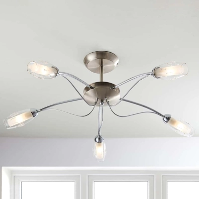 lafabryka.pl Lampa sufitowa Mercury 5LT Semi Flush 9009-5SC ENDON