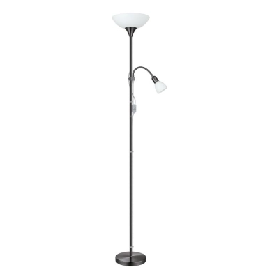UP 2 Lampa podłogowa E27;E14 czarny nikiel 93917 EGLO