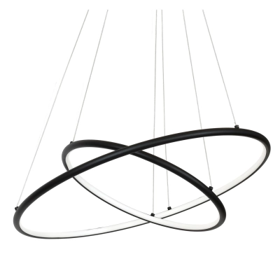 LAMPA WISZĄCA ORION BLACK 53W LED ML508 MILAGRO