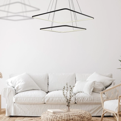 LAMPA WISZĄCA NIX BLACK 50W LED ML518 MILAGRO