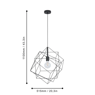 STRAITON Lampa wisząca 43359 EGLO