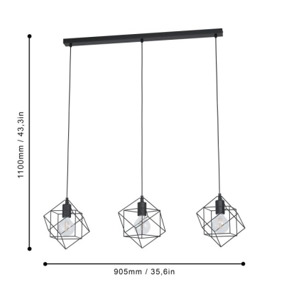 STRAITON Lampa wisząca 43361 EGLO