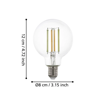 Żarówka LED E27 6W 2200-6500K G80 806 lm Glob Sterowana Smart Home Connect-Z 12237 EGLO