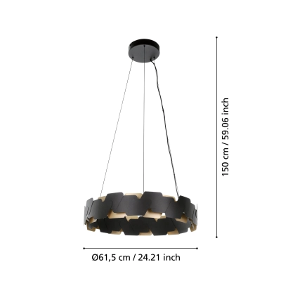 ALTAGRACIA Lampa wisząca 390031 EGLO