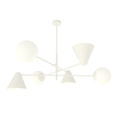 Żyrandol HERMES 6 WHITE 1348/6 EMIBIG Lighting