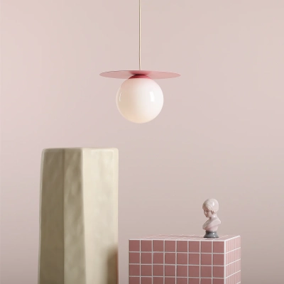 Lampa wisząca LOOP BABY PINK M 1125G18_M Aldex
