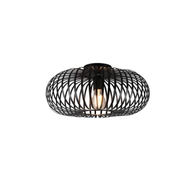 lafabryka.pl Lampa sufitowa czarna 40 cm JOHANN 606900132 TRIO
