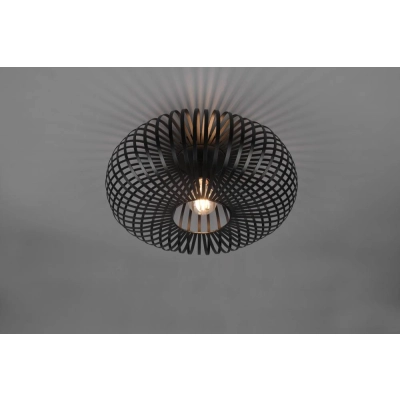 lafabryka.pl Lampa sufitowa czarna 40 cm JOHANN 606900132 TRIO