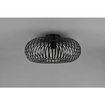 lafabryka.pl Lampa sufitowa czarna 40 cm JOHANN 606900132 TRIO