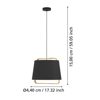 CAMALOZA Lampa wisząca 390185 EGLO