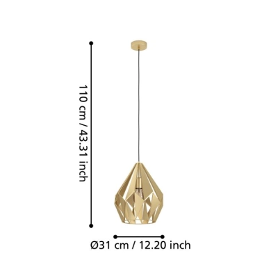 CARLTON Lampa wisząca 43814 EGLO
