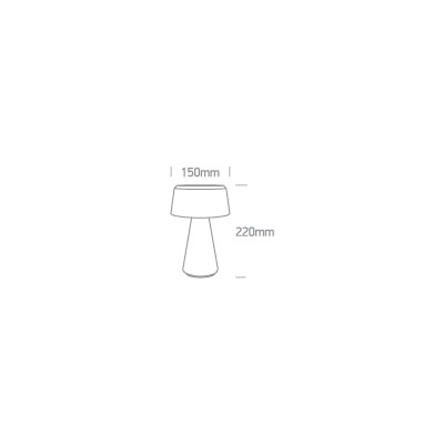 Lampa przenośna Portable Trendy Light 61088/B IP65 ONE LIGHT