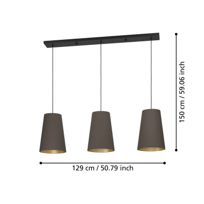 PETROSA Lampa wisząca 390196 EGLO