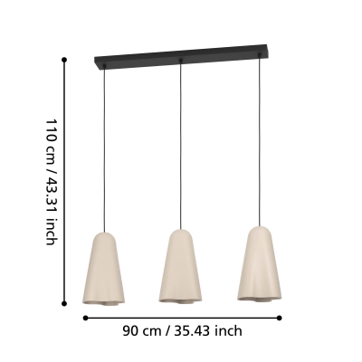 TOLLERIC Lampa wisząca 390364 EGLO