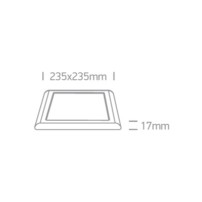 Oprawa podtynkowa Surface/Recessed Panels 62116FA/W/W ONE LIGHT