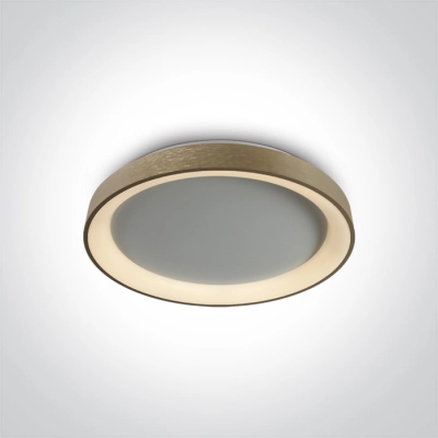 BRUSHED GOLD PLAFON LED 30W CCTV IP20 230V DIMMABLE 62130L/BGL/V ONE LIGHT