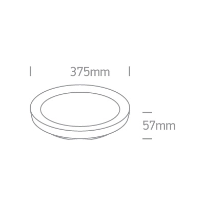 BLACK PLAFON LED 30W CCTV IP20 230V DIMMABLE 62130L/B/V ONE LIGHT
