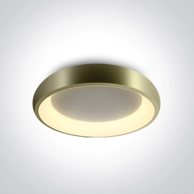 BRUSHED BRASS PLAFON LED 30W CCTV IP20 230V DIMMABLE 62134N/BBS/V ONE LIGHT
