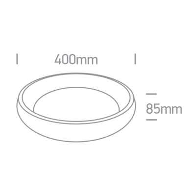 BLACK PLAFON LED 30W CCTV IP20 230V DIMMABLE 62134N/B/V ONE LIGHT