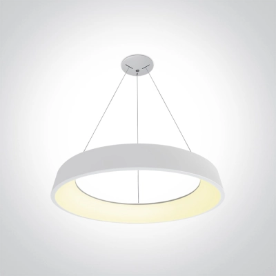WHITE PENDANT LED 42W CCTV IP20 230V 62142NB/W/V ONE LIGHT