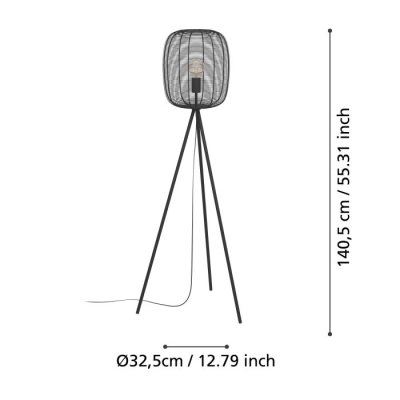 RINROE Lampa podłogowa 43968 EGLO